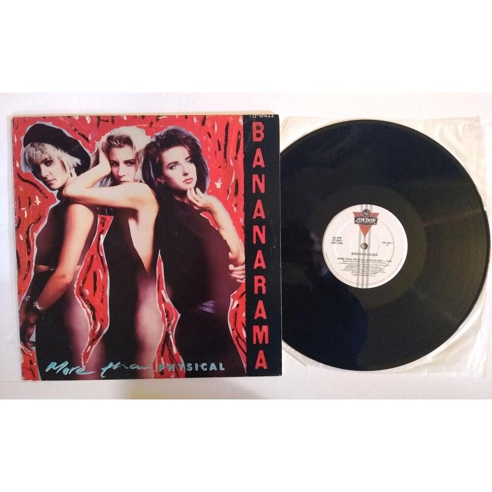 Bananarama More Than Physical Vinyl 12" EP Record 1986 Electronic Euro Pop